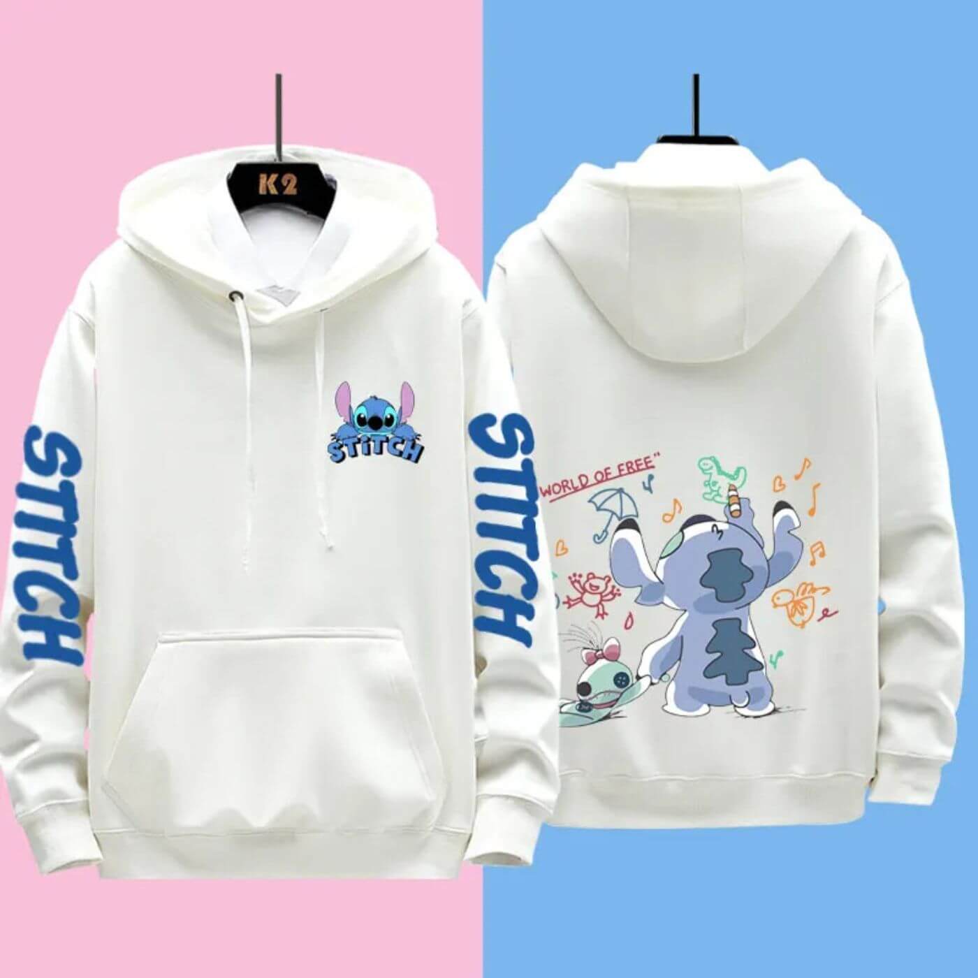 Stitchy™ - Pohodlná mikina s kapucí Disney Stitch