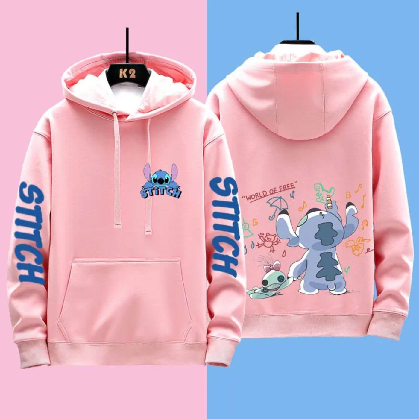 Stitchy™ - Pohodlná mikina s kapucí Disney Stitch