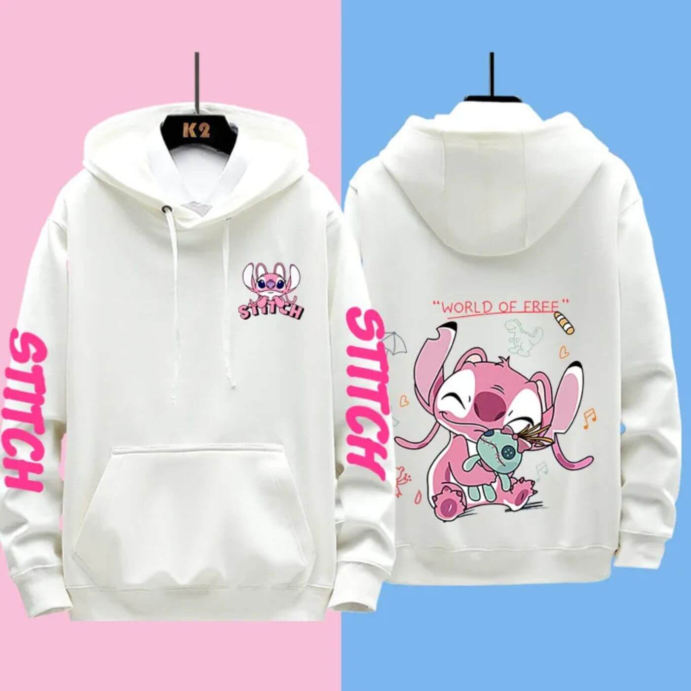 Stitchy™ - Pohodlná mikina s kapucí Disney Stitch