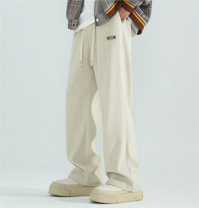 Eddy | Corduroy broek met wijde pijpen