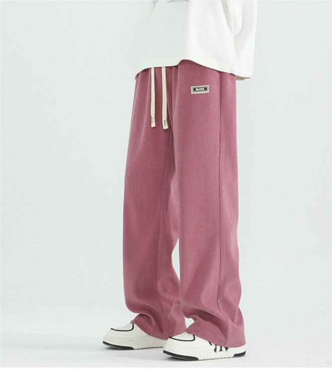 Eddy | Corduroy broek met wijde pijpen