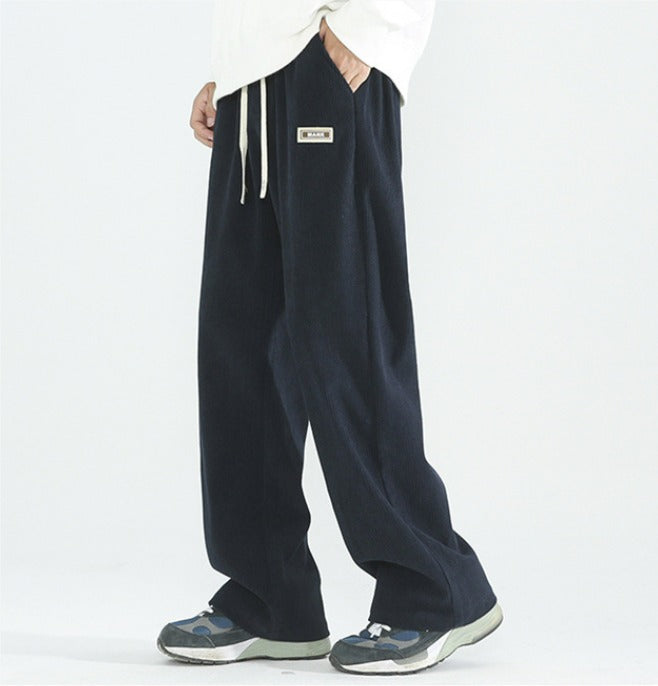 Eddy | Corduroy broek met wijde pijpen